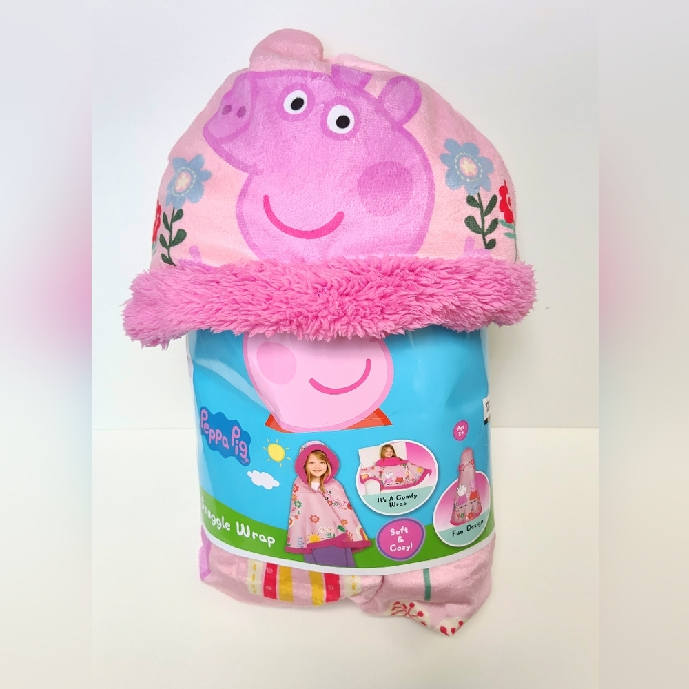 NWT Snuggle Wrap Peppa Pig 29" × 55"